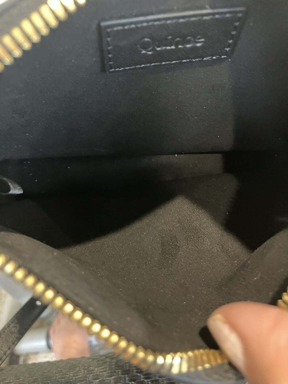 QUINCE 100% ITALIAN NAPPA LEATHER BELT BAG Black SMALL MSRP $59.90, Travel City - Picture 4 of 9